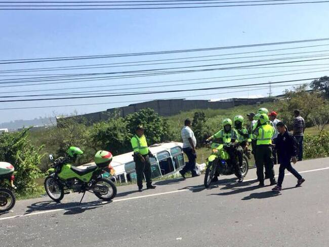 11 heridos deja accidente en vía Galapa - Barranquilla