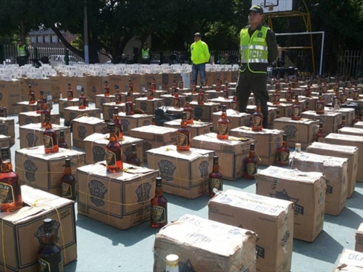 Contrabando por 350 millones de pesos incauta la Policía en Cesar