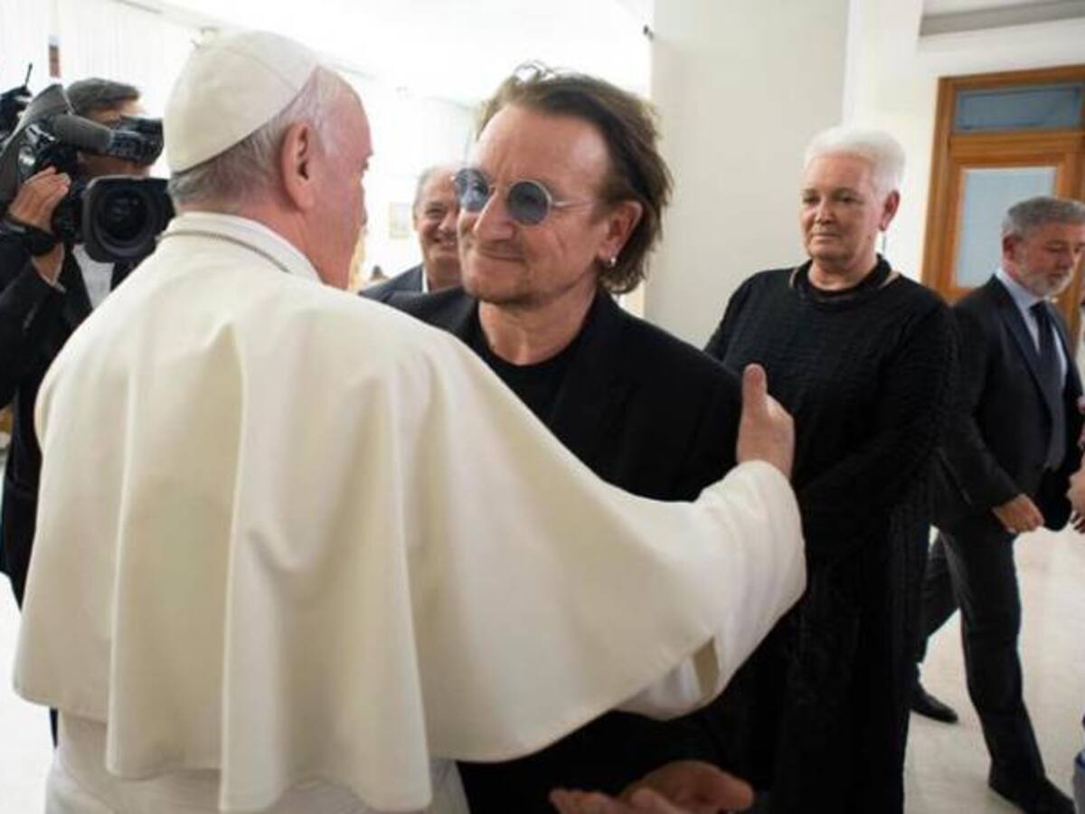 ¿De qué se trata la reunión entre el papa y el cantante Bono?