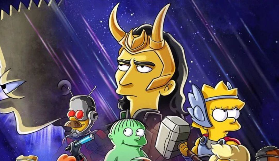 Los Simpson anuncian crossover con Loki en su nuevo corto de Disney+ -