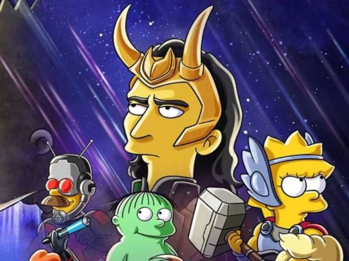 Los Simpson anuncian crossover con Loki en su nuevo corto de Disney+