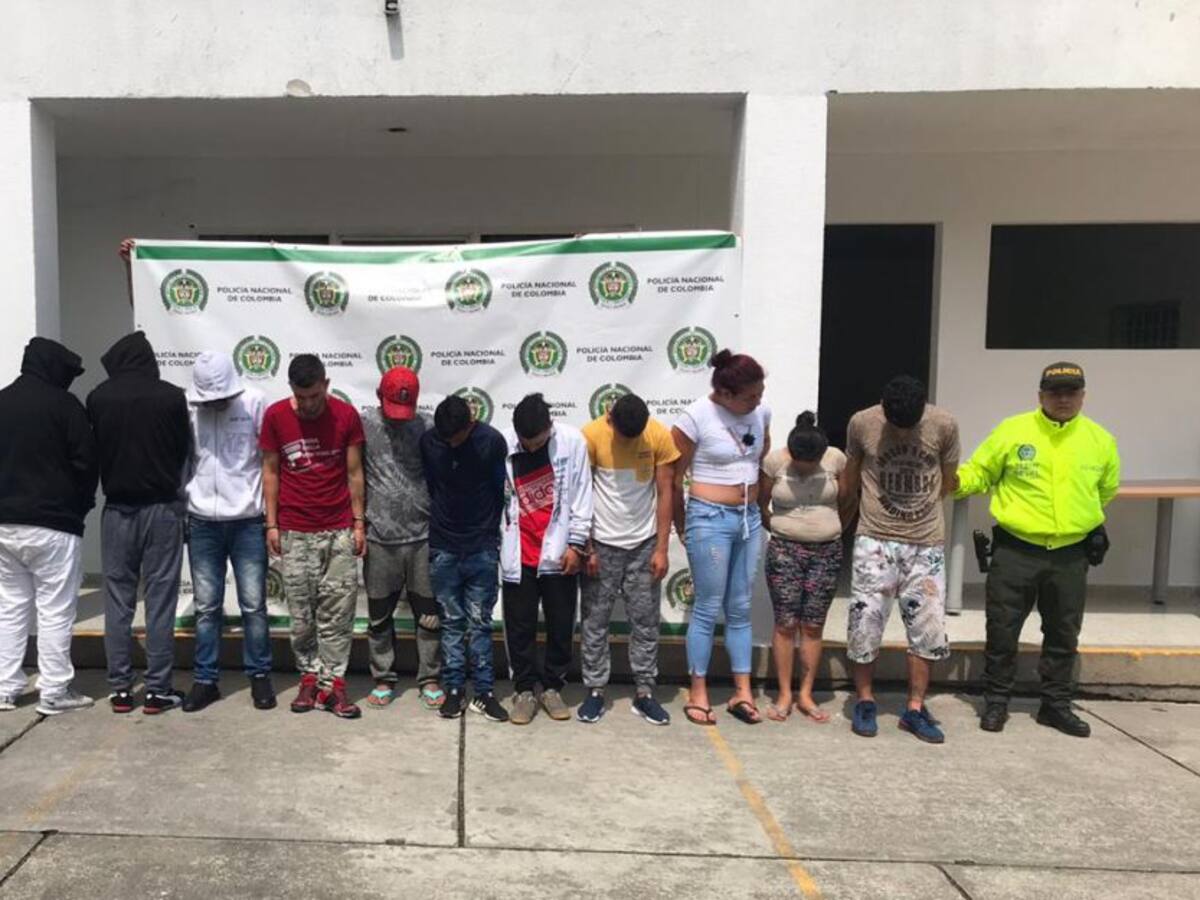 Integrantes de una banda dedicada al microtráfico enviados a la cárcel