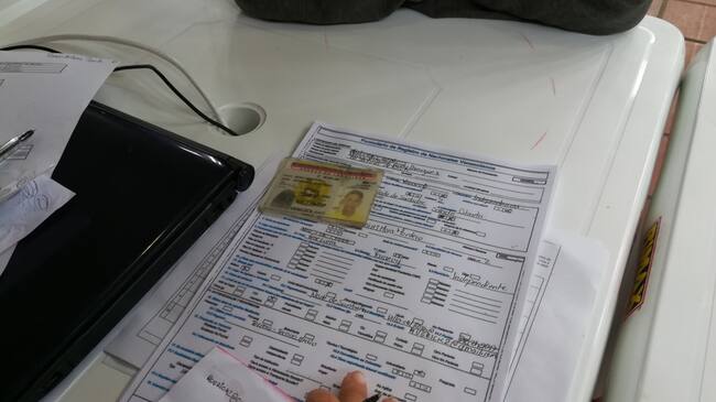 Registro de venezolanos en Cúcuta