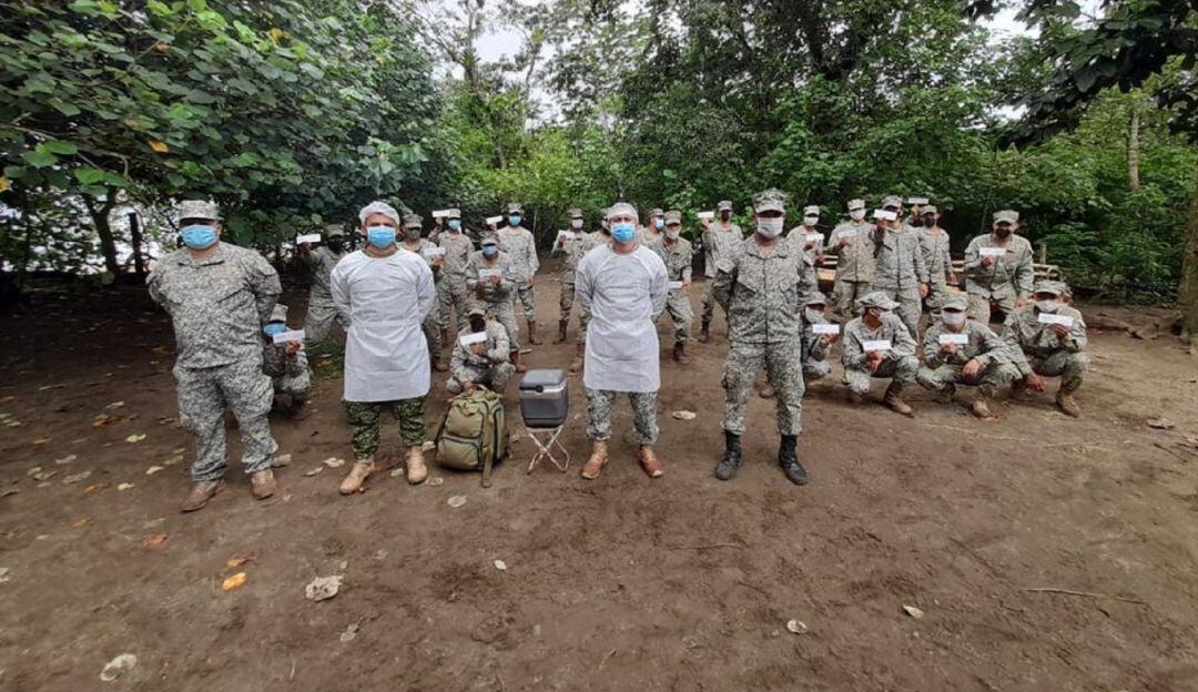 El 28% del personal militar activo tienen las dosis de refuerzo.