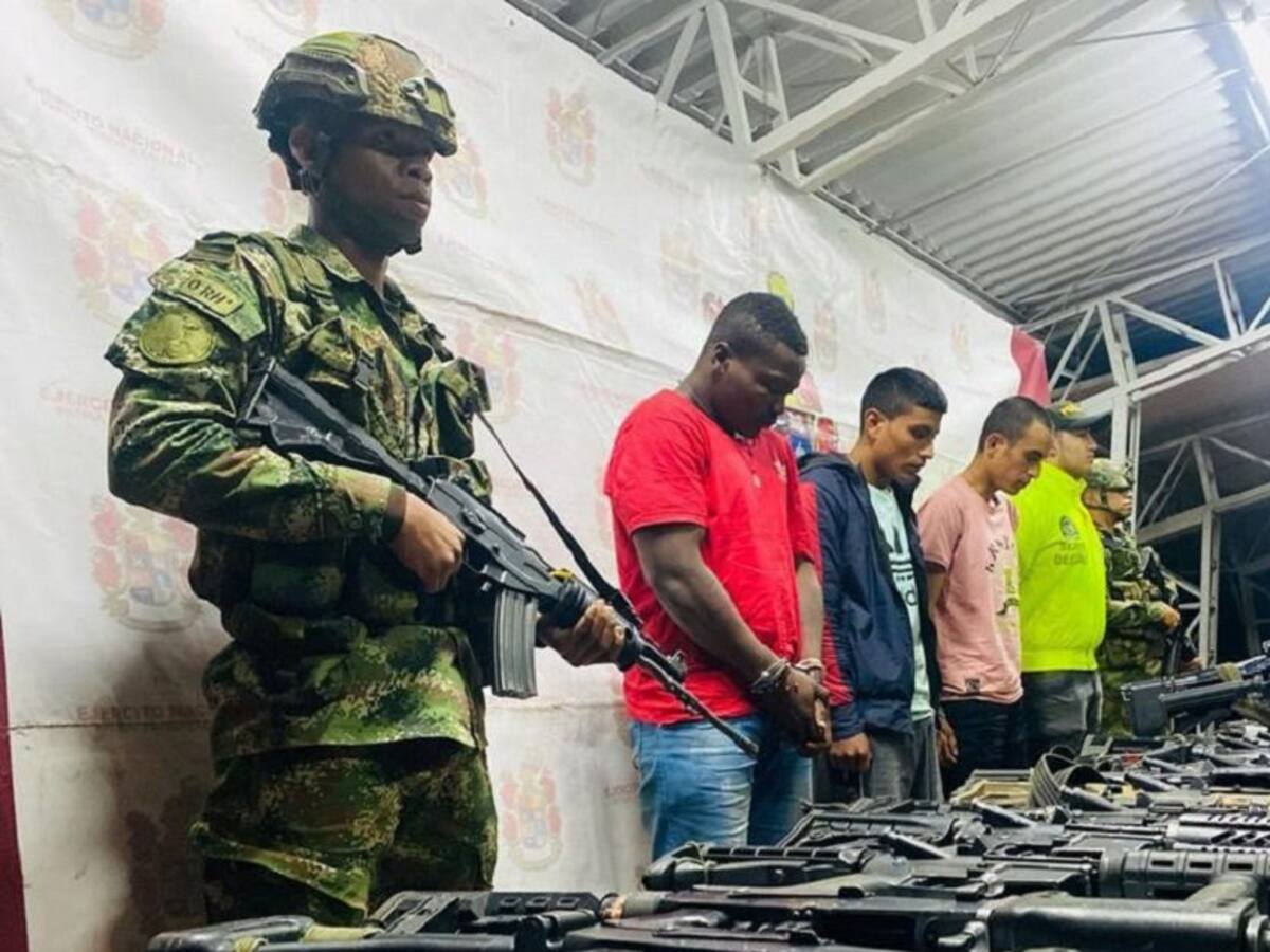Luego de combates capturan a tres integrantes de disidencias Farc en Cauca