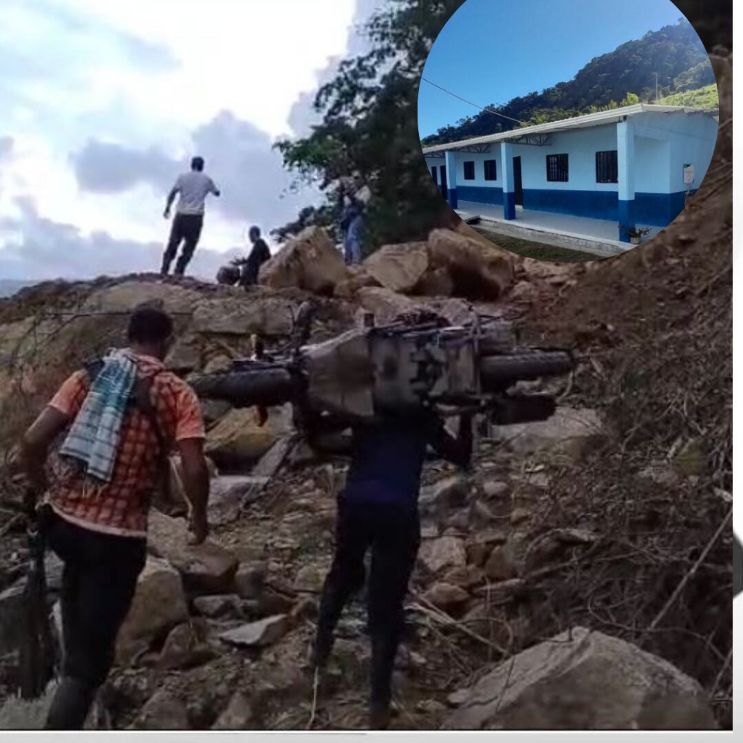 Derrumbes vía Ituango- foto cortesía