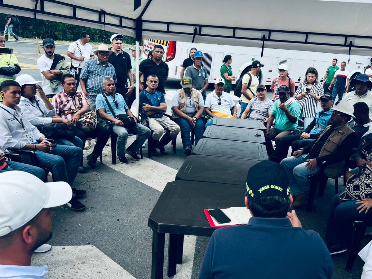 En Marmato (Caldas) realizan mesas de diálogo para llegar a acuerdos por paro minero