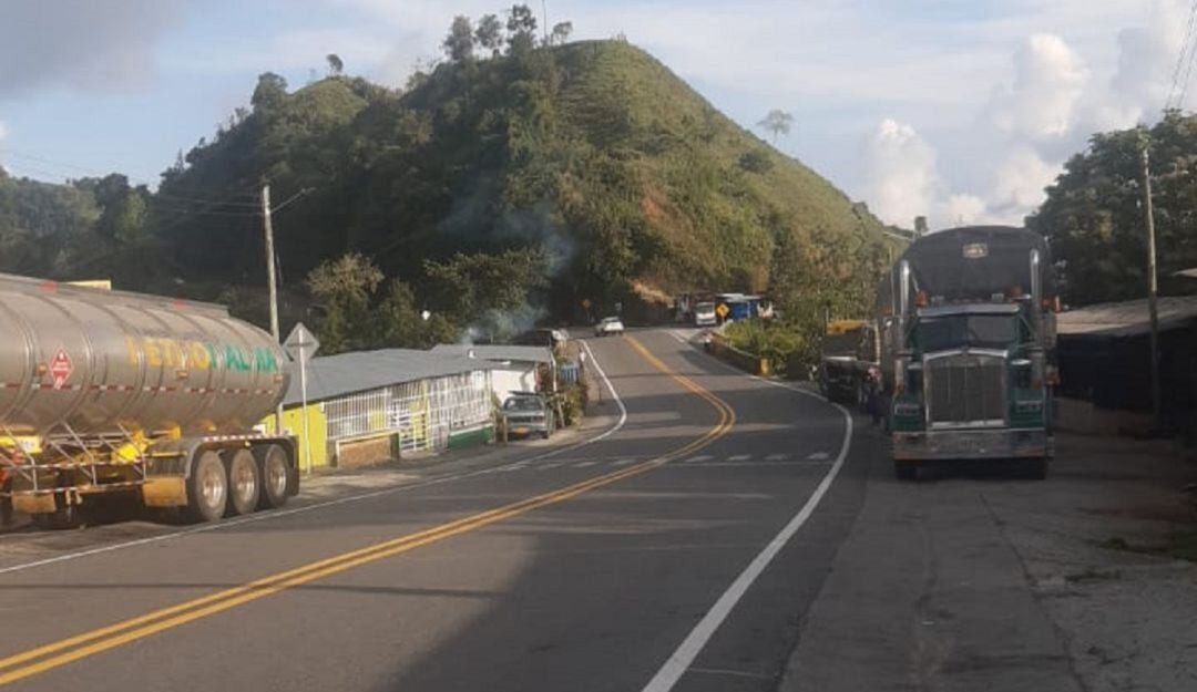 Vía Manizales - Fresno - Mariquita - Bogotá, con normalidad.