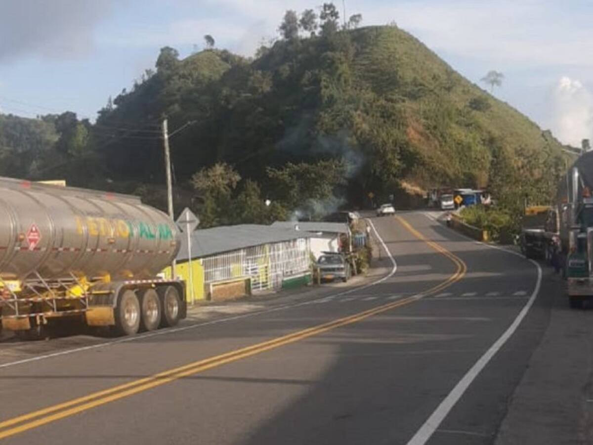 Con normalidad se encuentra la vía Manizales - Fresno - Mariquita - Bogotá