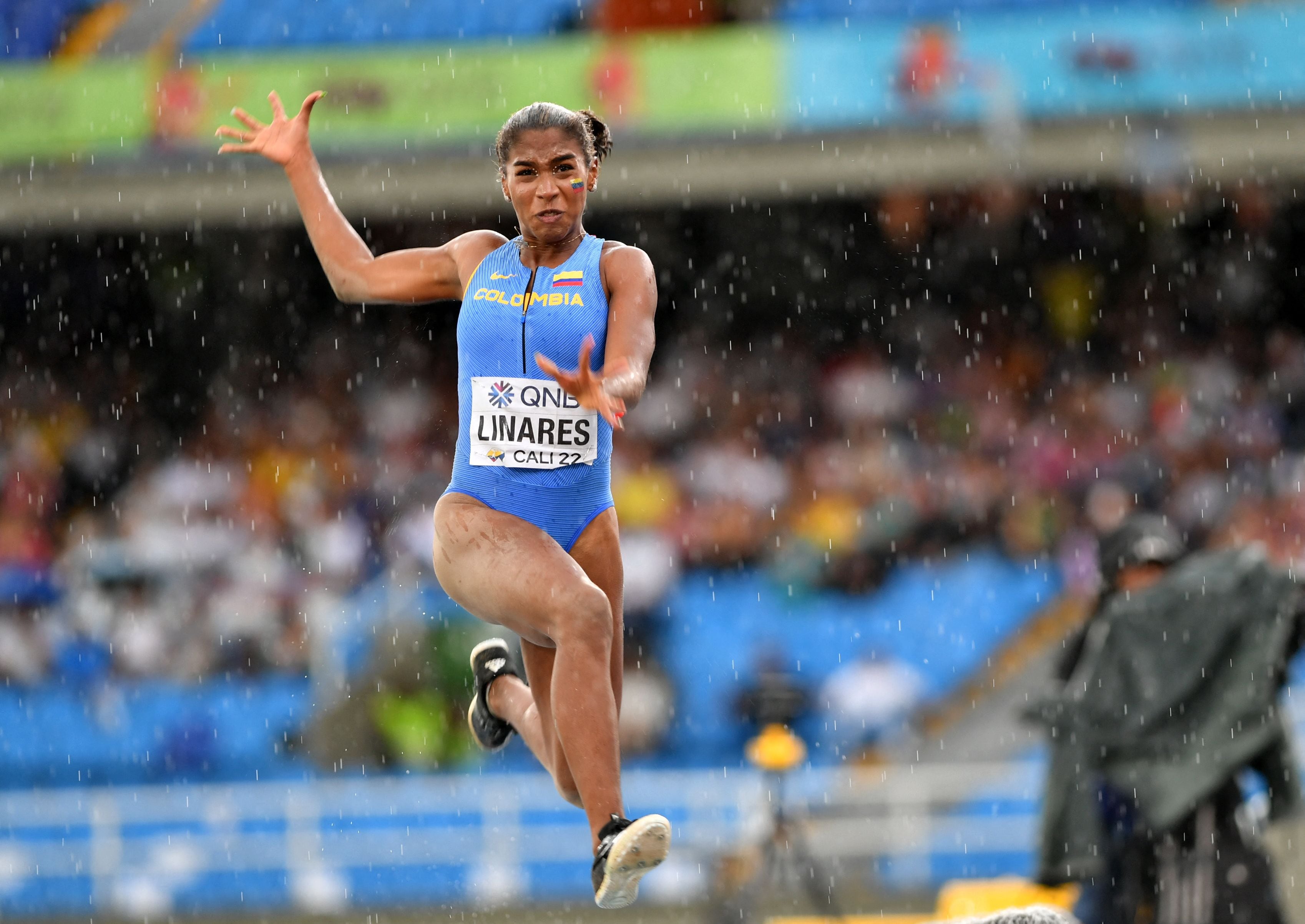 Natalia Linares rompió un récord en los Juegos Centroamericanos 2023. (Photo by Joaquin SARMIENTO / AFP) (Photo by JOAQUIN SARMIENTO/AFP via Getty Images)