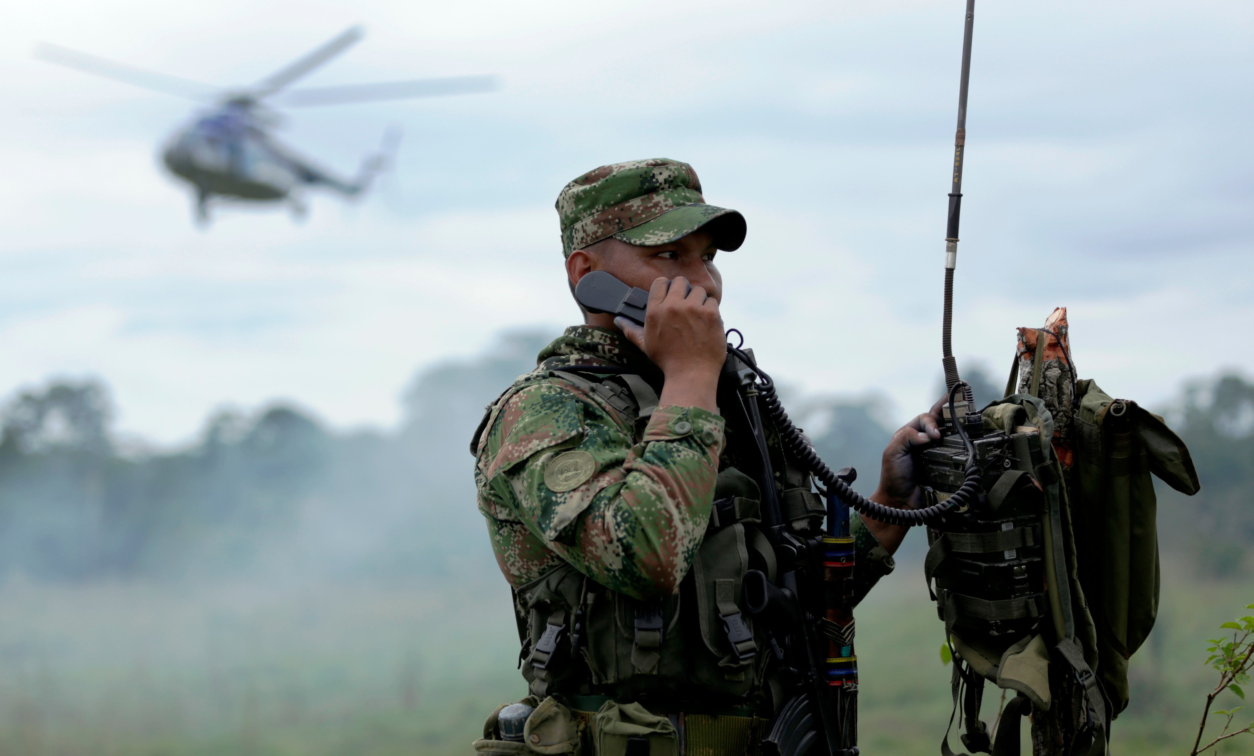 Combates entre el Ejército y el ELN en el sur de Bolívar