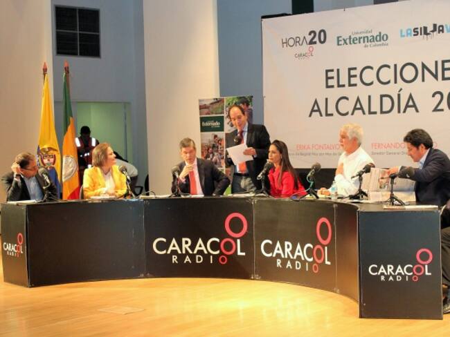 [Fotos] Así se vivió el debate de Hora 20 con los candidatos por la Alcaldía de Bogotá
