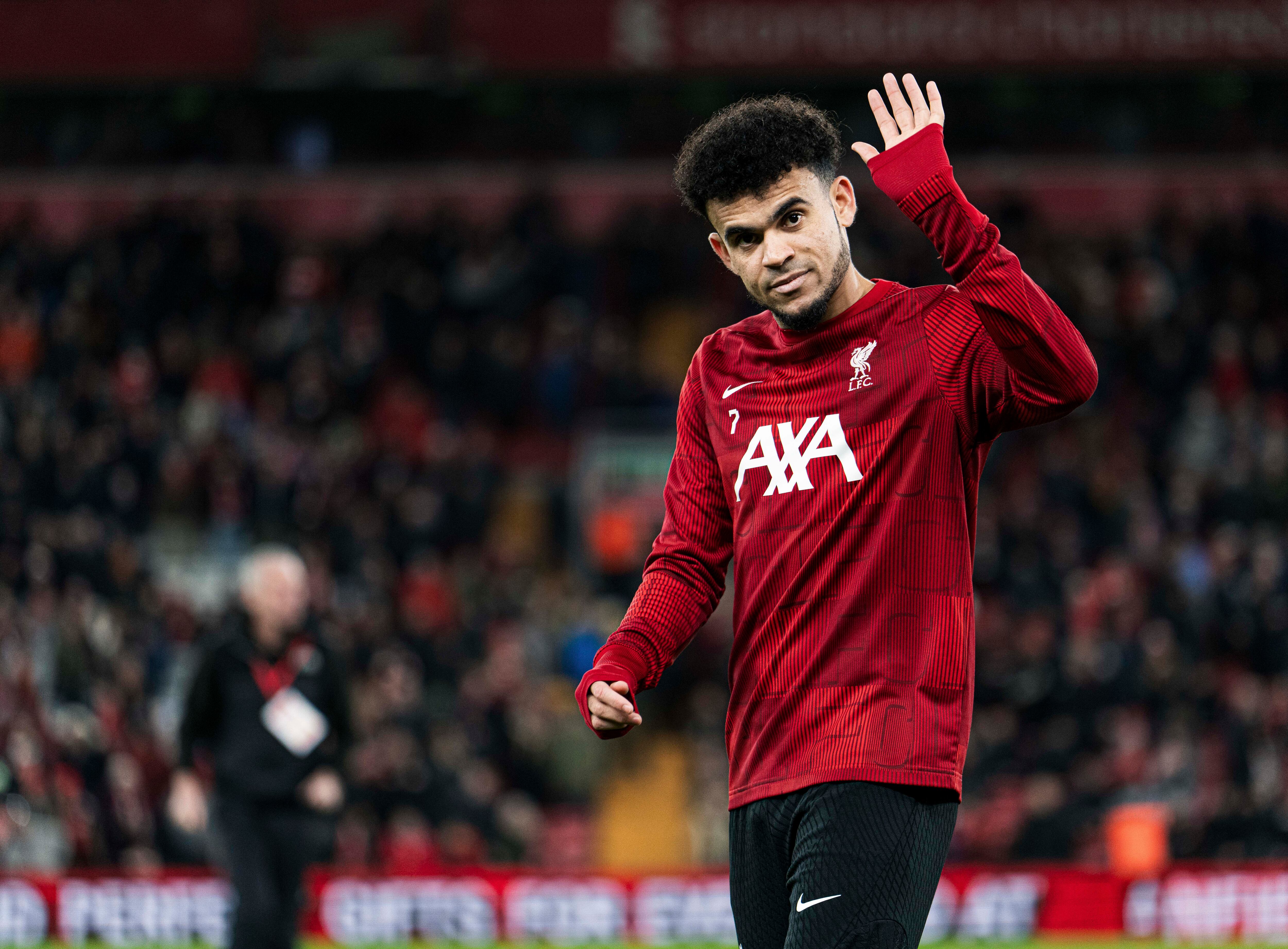 Luis Díaz con Liverpool | Foto: MB Media/Getty Images