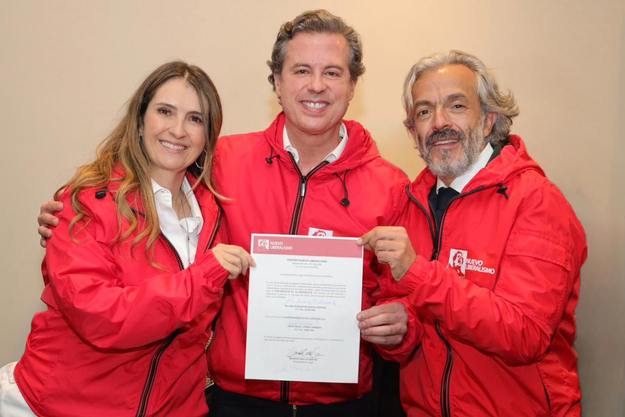 El Nuevo Liberalismo ratificó su coaval a la fórmula presidencial de Paloma Valencia. / Foto: Nuevo Liberalismo 