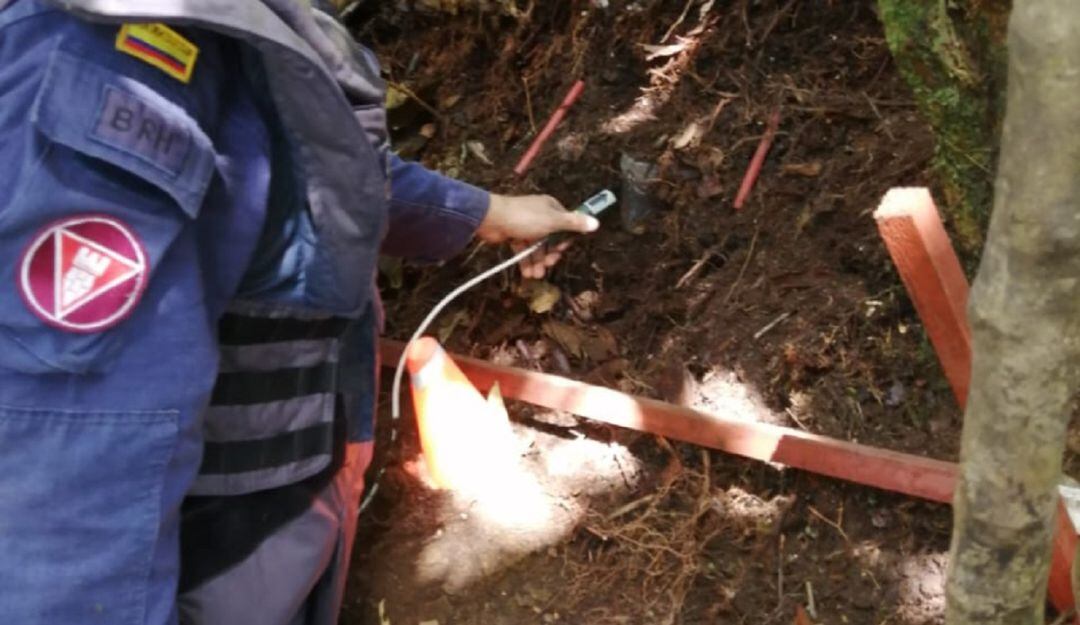 Desactivación de mina antipersonal