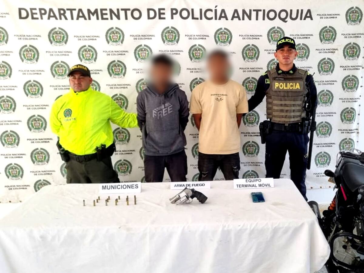 Enviados a la cárcel dos presuntos miembros del grupo delincuencial ‘Los Cartageneros’ en Caucasia