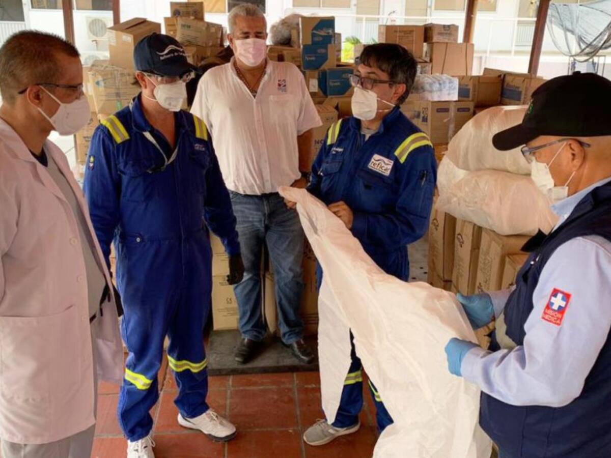 Entregan 5 mil trajes de bioseguridad a la ESE Hospital Local Cartagena