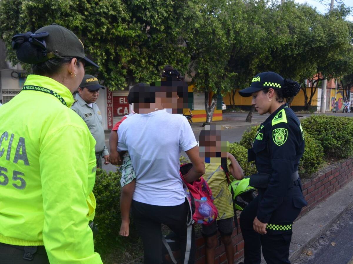 Ubican a otros 4 menores que pedían limosna en Barrancabermeja
