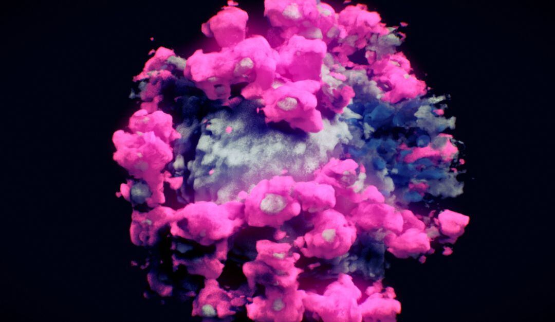 Primera imagen real del virus de la COVID en 3 dimensiones