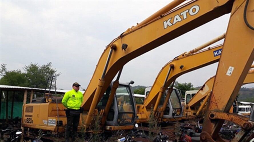 El operativo fue realizado en la vía que comunica a la vereda Ardobela con el corregimiento de San Antonio, Santander de Quilichao zona altamente afectada por esta práctica ilegal.. Foto: Cortesía