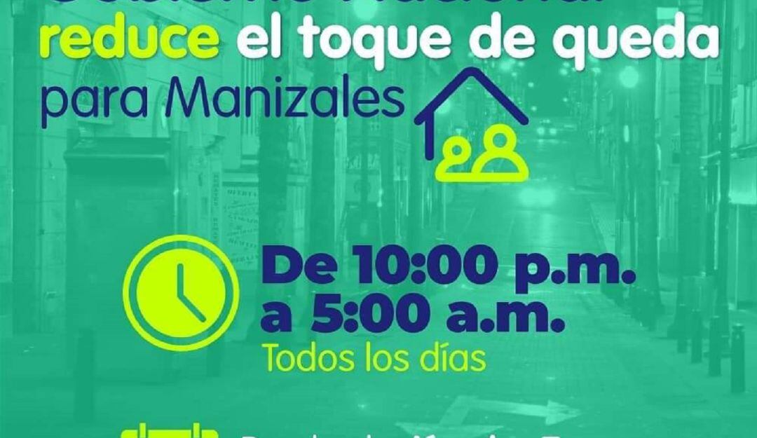 Toque de queda en Manizales