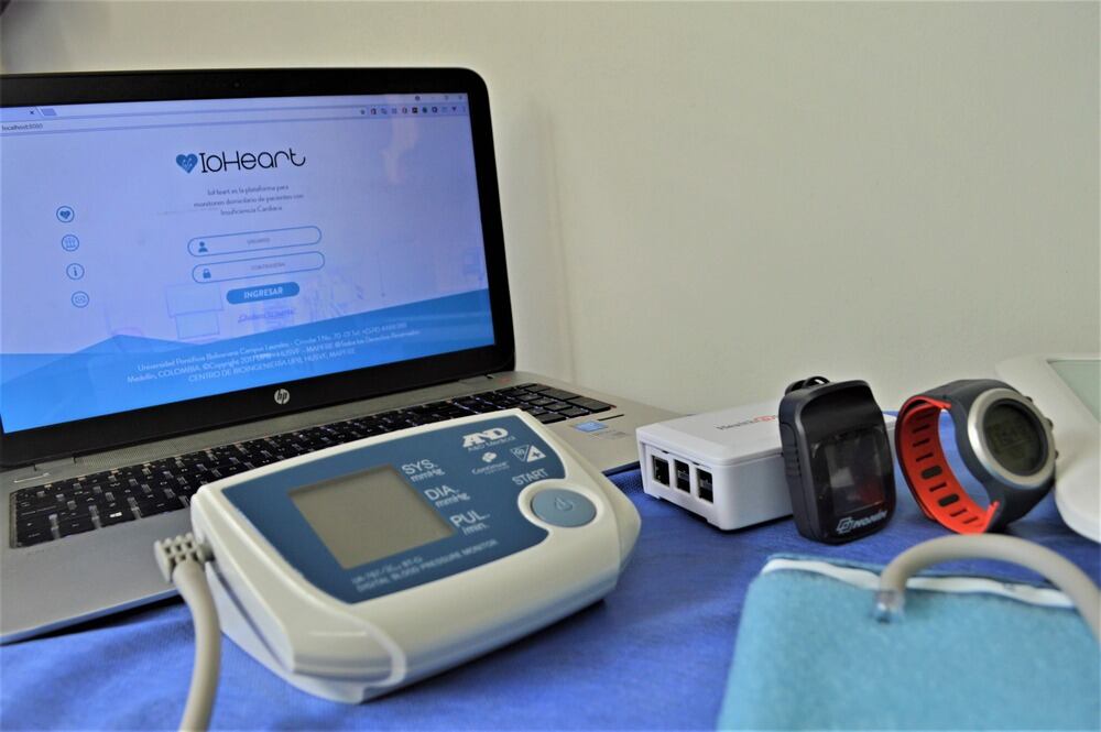 El dispositivo fue creado con el propósito de fortalecer el programa de Falla Cardiaca del Hospital San Vicente Fundación. | Foto: Universidad Pontificia Bolivariana