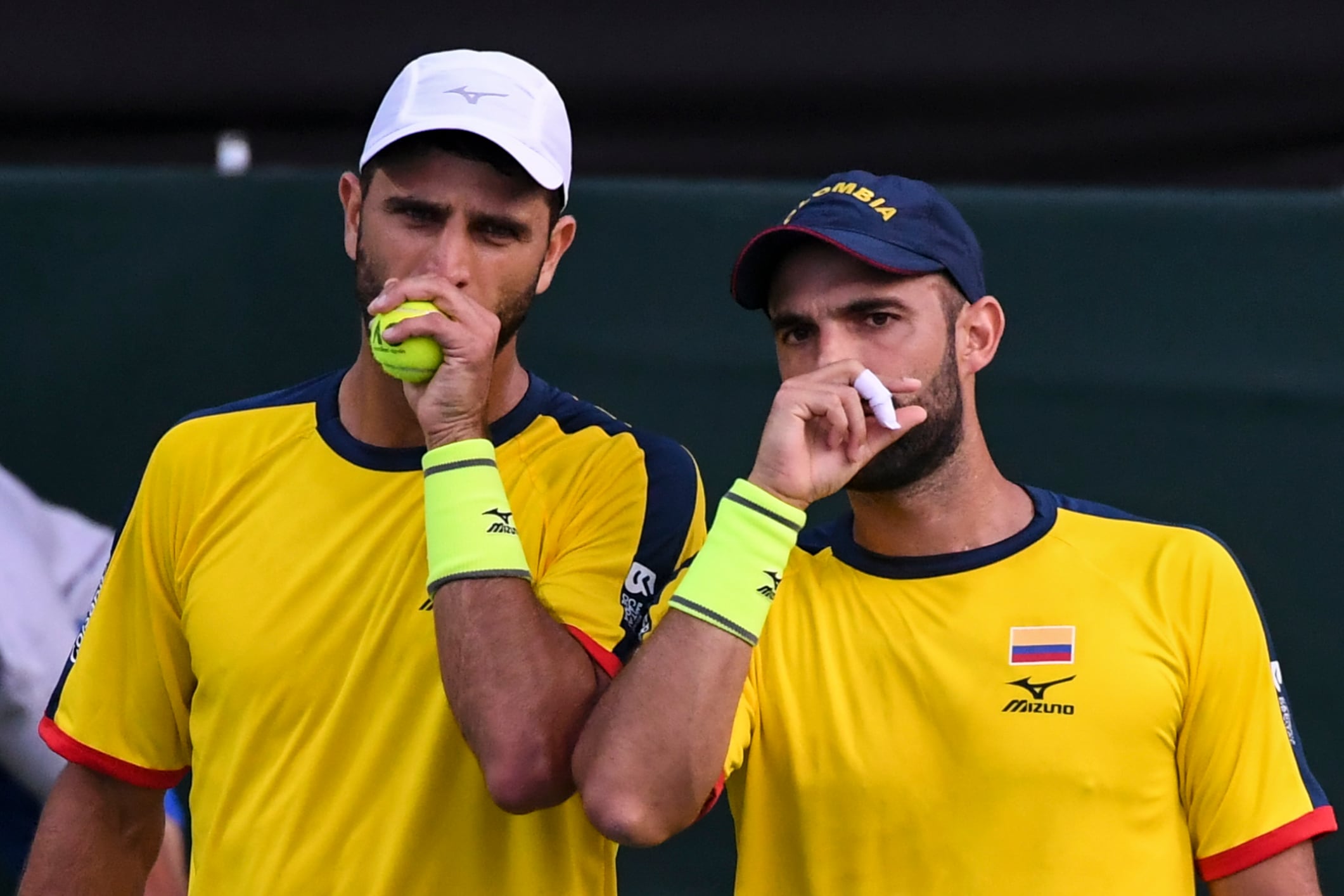 Robert Farah y Juan Sebastián Cabal estarán en el equipo colombiano.  / AFP PHOTO / Luis ACOSTA        (Photo credit should read LUIS ACOSTA/AFP via Getty Images)