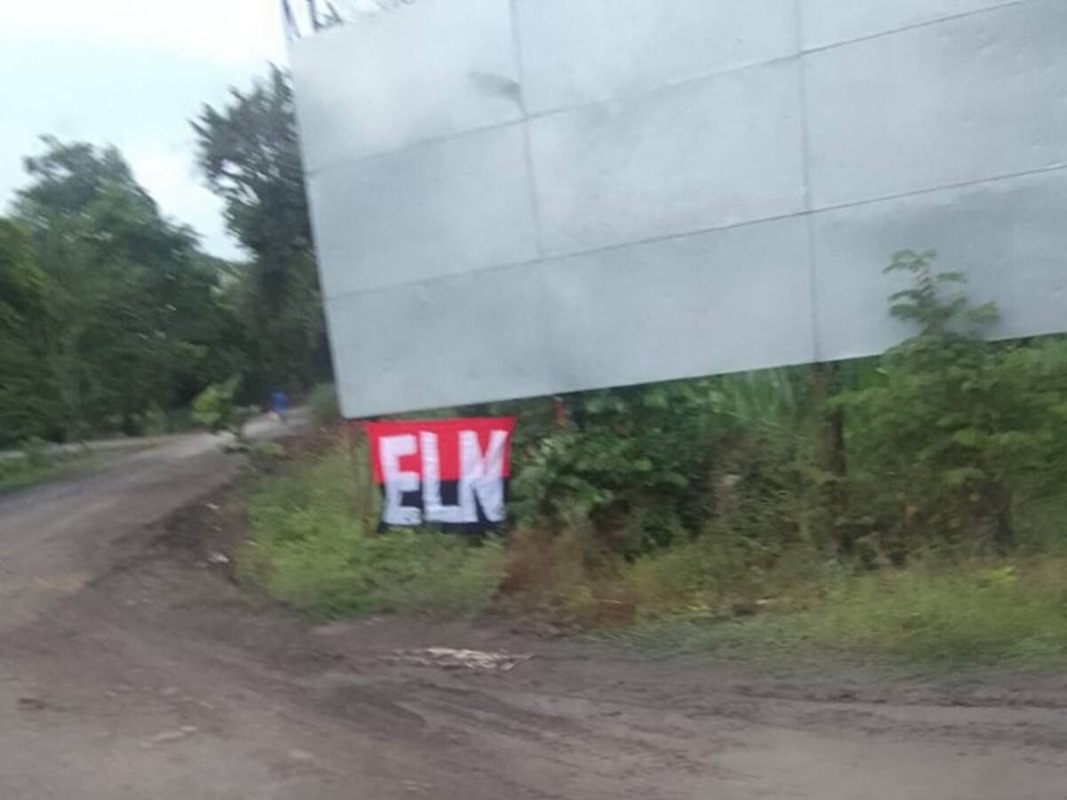 Panfletos del ELN aparecieron en zona rural de Morales, sur de Bolívar