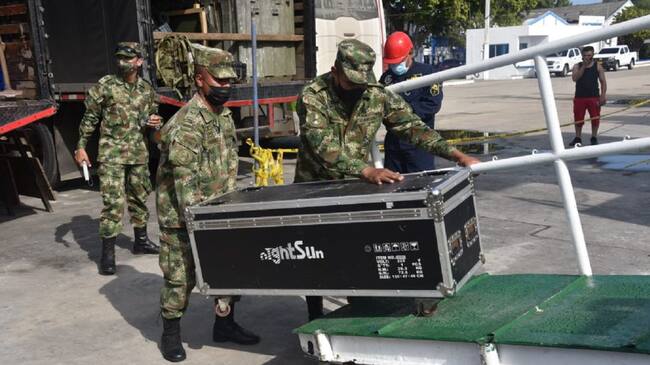 El Circo Militar Colombia zarpará en el ARC Malpelo desde Cartagena