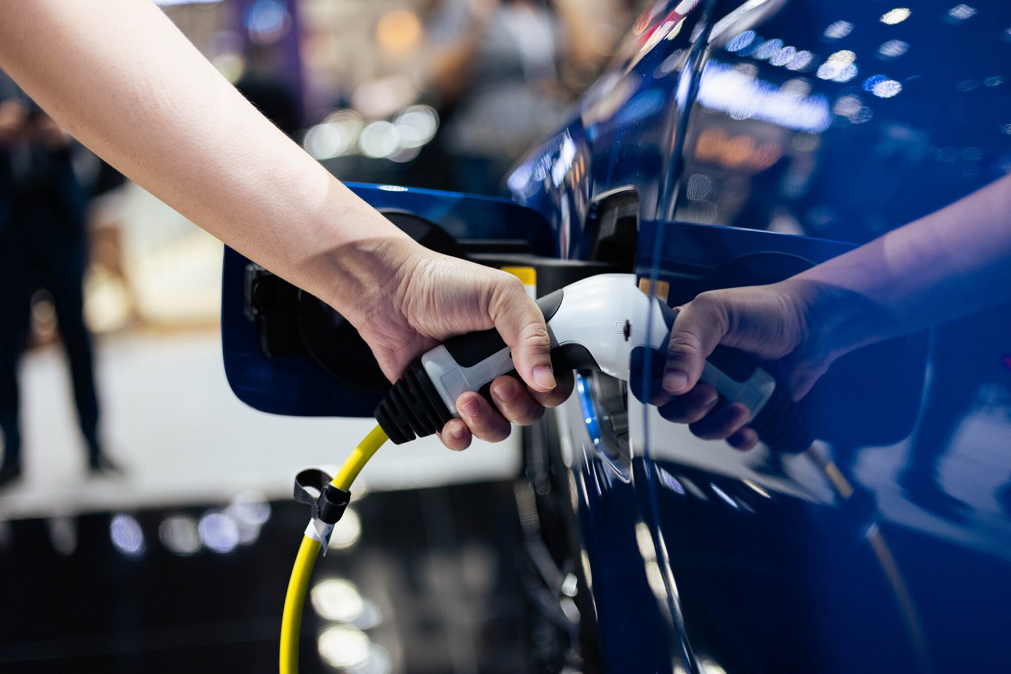Imagen de referencia de carro eléctrico. Foto: Getty Images