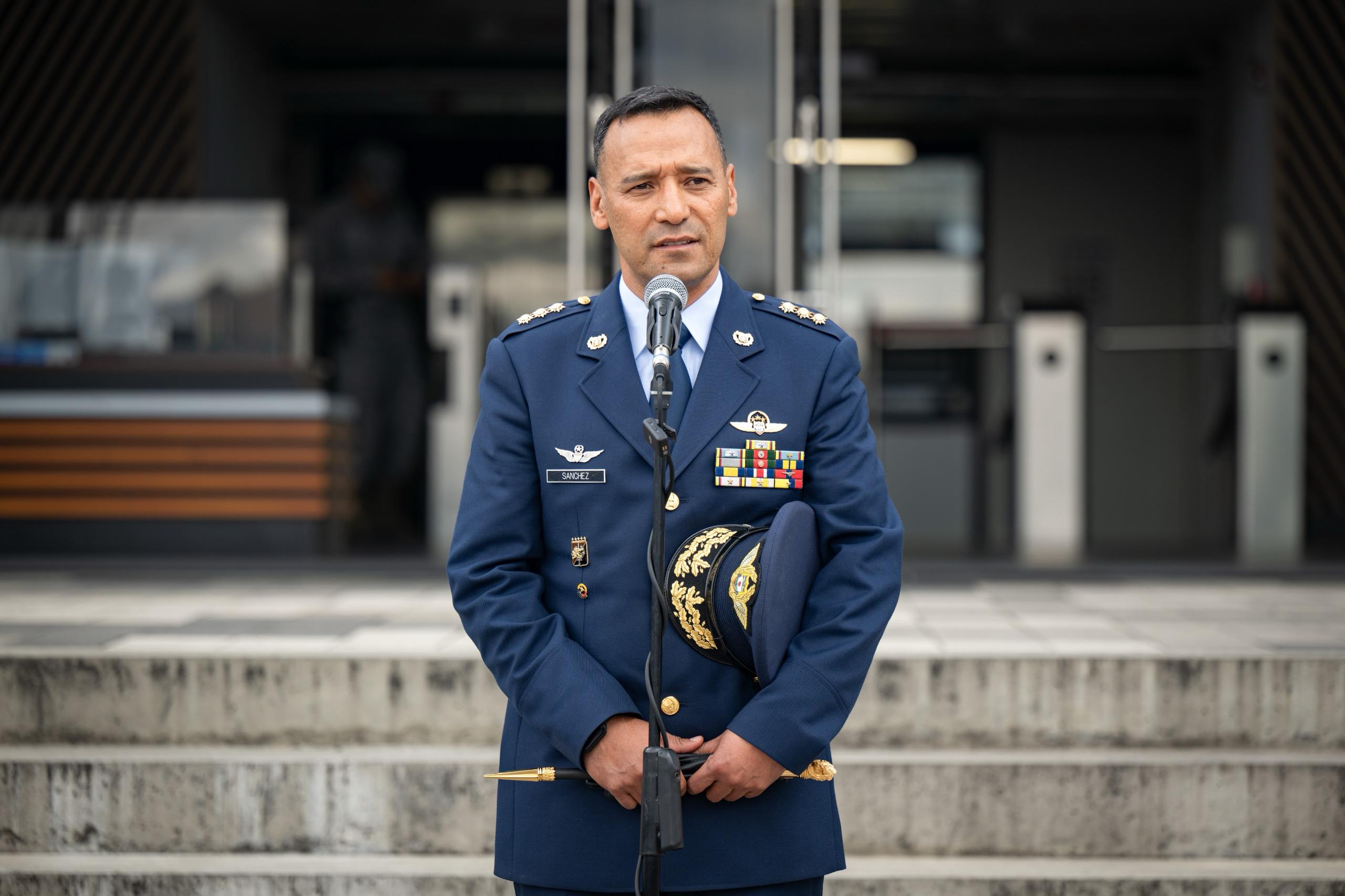 General Pedro Sánchez. Foto: Víctor Holguín / MinDefensa
