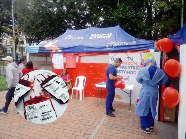 Donación de sangre. Cortesía Prensa Secretaría de Salud. Canva.