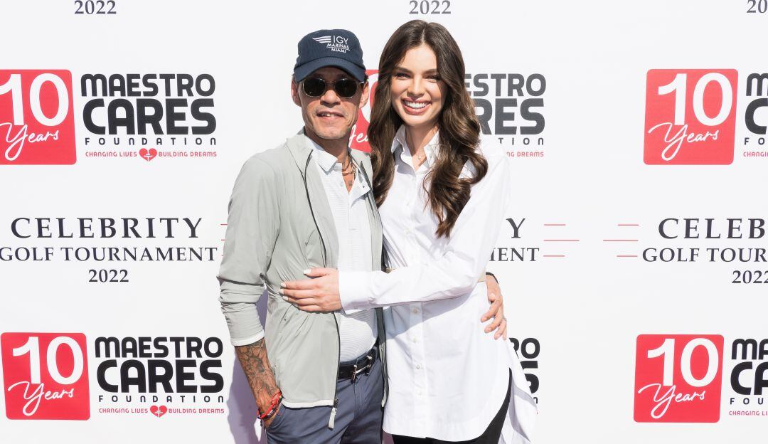 Marc Anthony y Nadia Ferreira