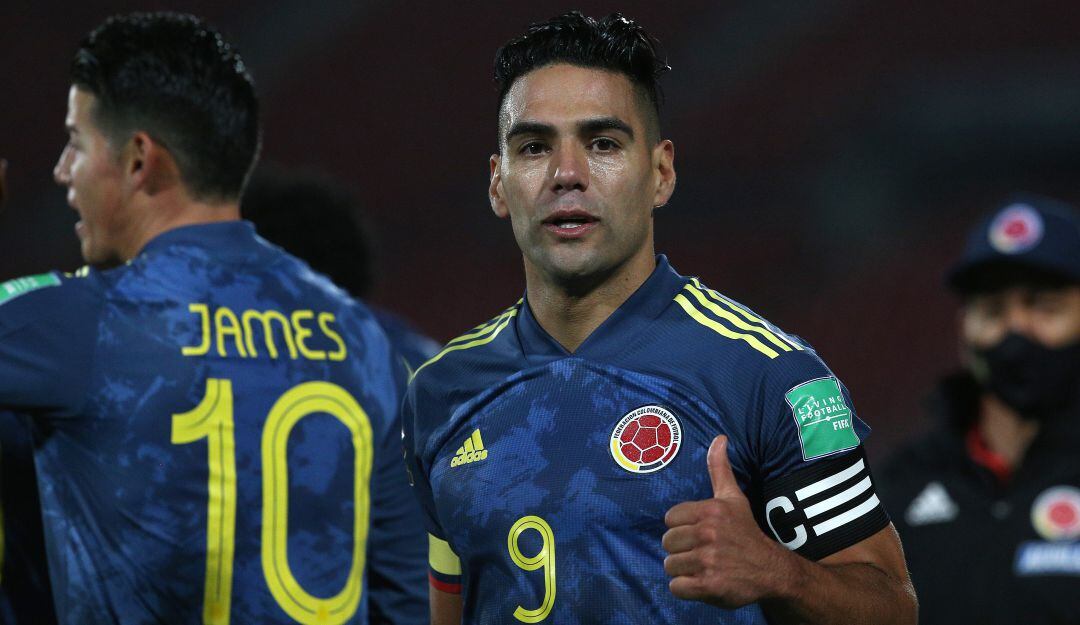 Falcao marcó su más reciente gol con la Selección Colombia en el duelo ante Chile en Santiago.