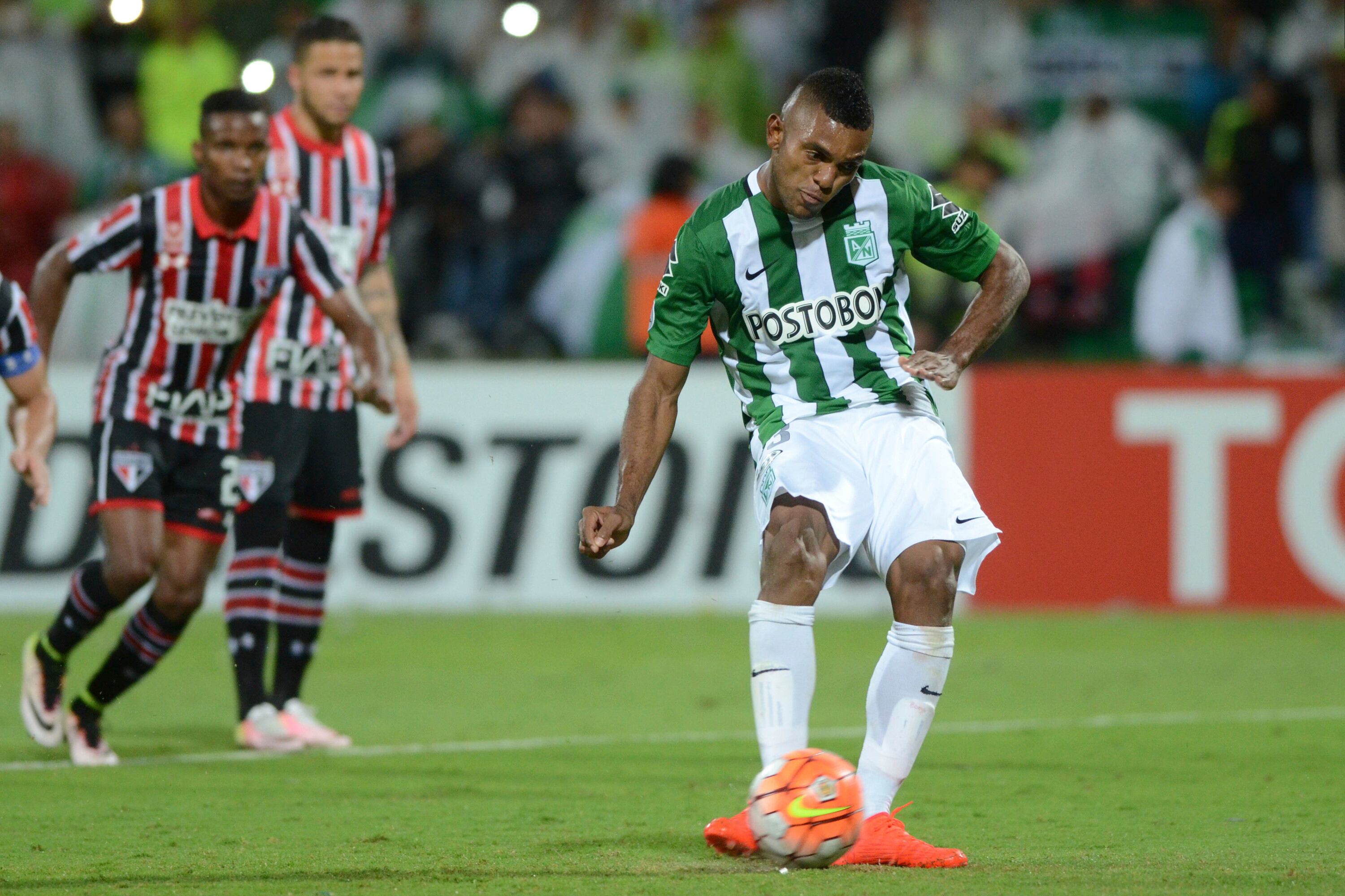 Miguel Borja en Atlético Nacional /Getty Images.