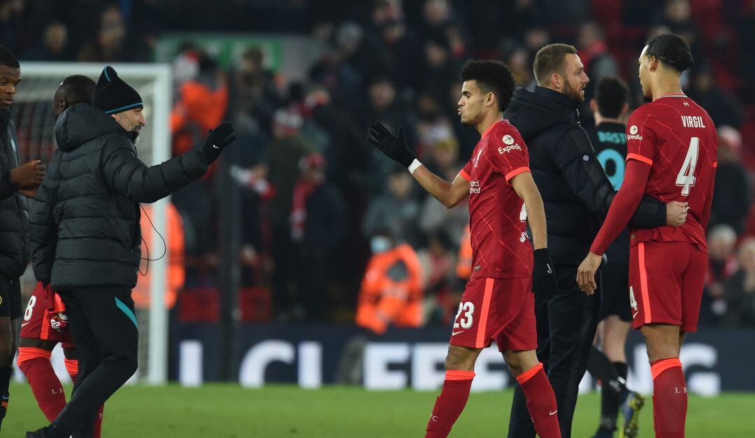 El Liverpool de Luis Díaz avanza a cuartos de final de la Champions League