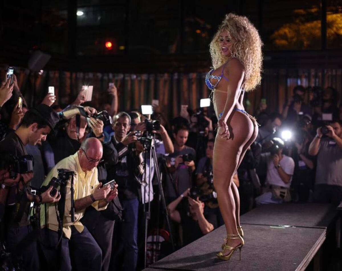 Erika Canella representó al estado de Bahía en el concurso anual “Miss Bum Bum”.