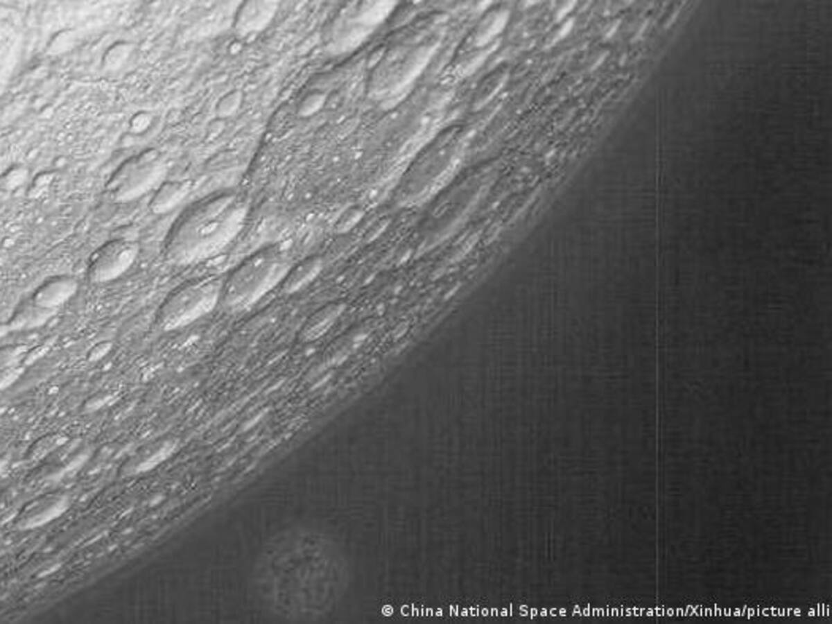 Satélite chino capta inquietante foto de la Tierra y la Luna