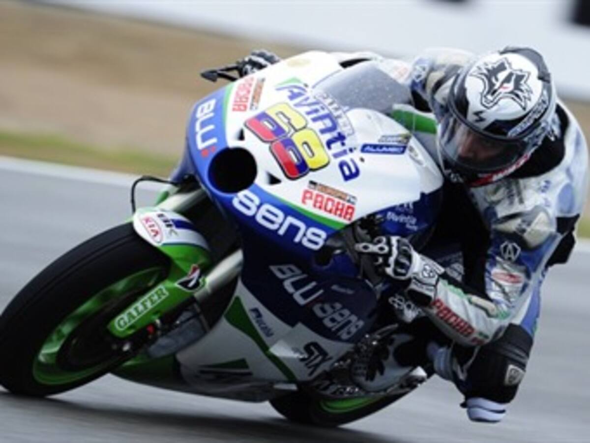 Yonny Hernández, quinto en los entrenamientos libres de Moto G.P.