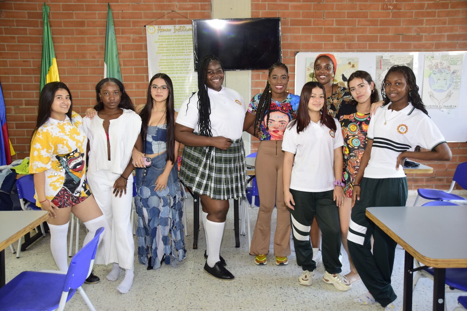 Festival intercultural “Reafirmando Nuestras Raíces”, hoy Día de la Afrocolombianidad,  institución educativa Bosques de Pinares, sede Simón Rodríguez, Armenia. Foto Cortesía alcaldía