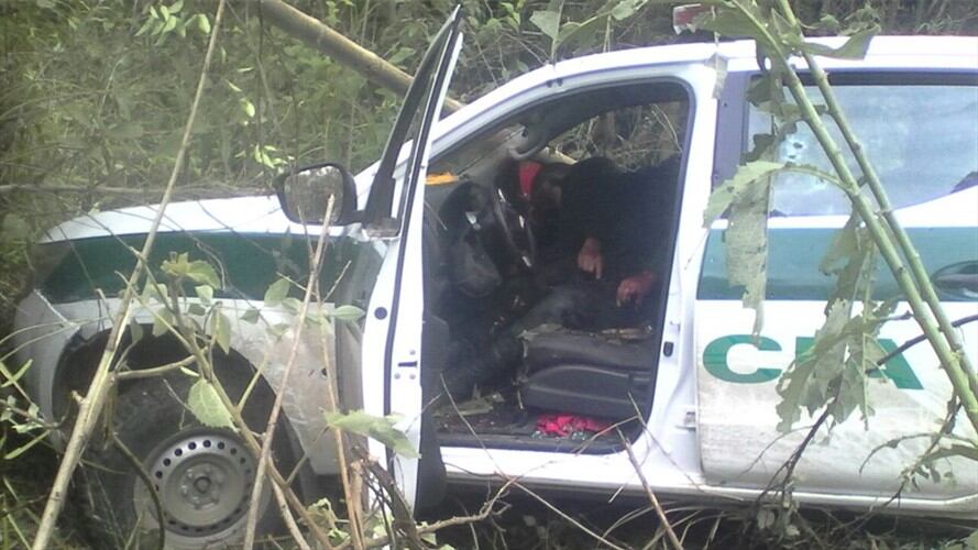 Emboscada a una patrulla deja tres policías muertos en Cauca. Foto: Fiscalía.