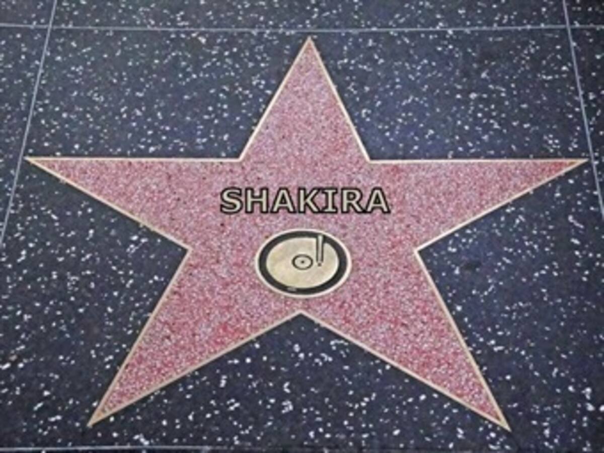 Shakira, primera colombiana con estrella en el Paseo de la Fama de Hollywood