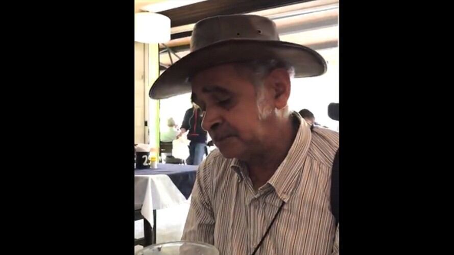 El incidente de Don José se hizo viral en redes sociales. Foto: Captura de video Valeria Lotero