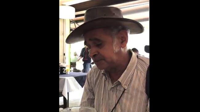 El incidente de Don José se hizo viral en redes sociales. Foto: Captura de video Valeria Lotero