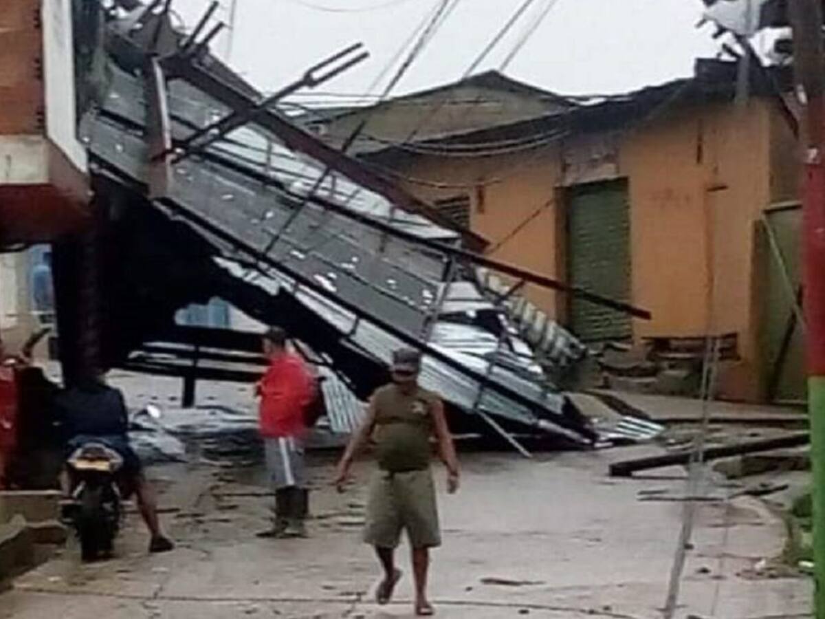 Vendaval afectó 80 casas en el municipio de Segovia, Antioquia