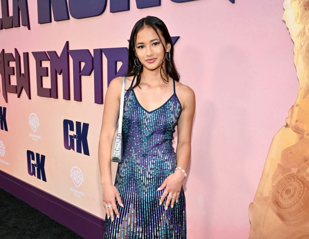 Kaylee Hottle at the world premiere of "Godzilla x Kong: The New Empire" held at TCL Chinese Theatre on March 25, 2024 in Los Angeles, California. (Photo by Michael Buckner/Variety via Getty Images)