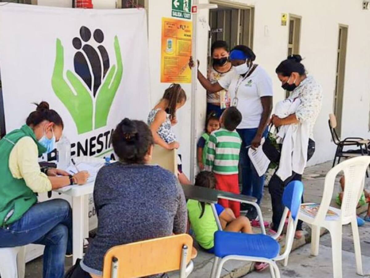 Menores desplazados en Ituango con signos de desnutrición