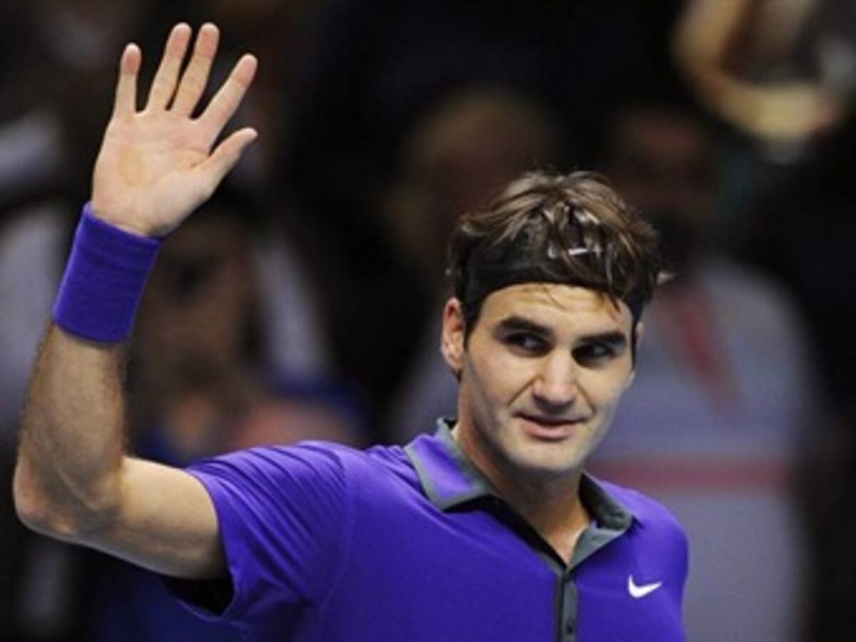 Federer completó 40 victorias en el Masters Championship
