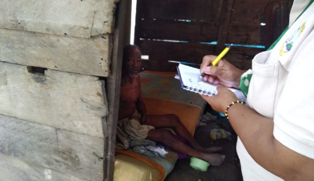 El hombre ya es atendido en una clínica de la ciudad, a la vez que se inició el proceso para el restablecimiento de sus derechos.