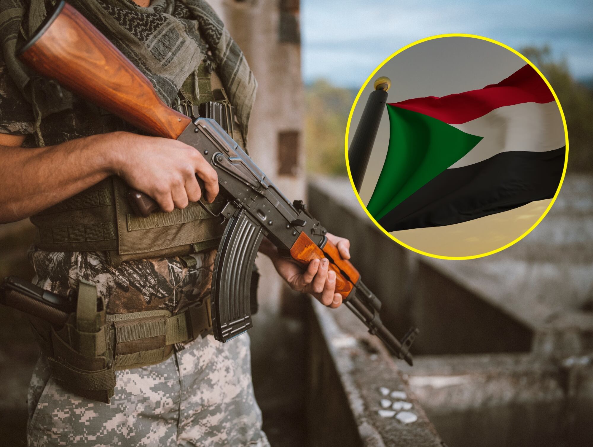 Imagen de referencia de banda criminal en Sudán. I Foto: Getty Images.